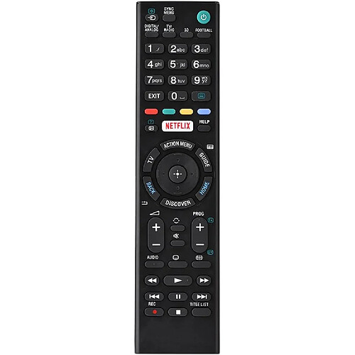 SANAG Telecommande Pour , Remplacement Universel Du Contrôleur De Telecommande Smart Tv, Pour Smart Led Lcd Tv, Rmt-Tx100D Pour