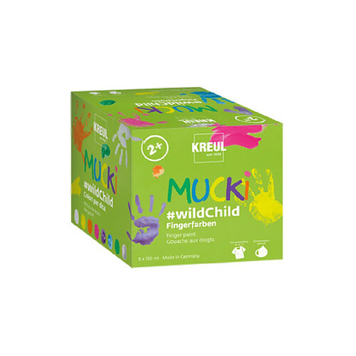 KREUL Gouache aux doigts 'MUCKI', set Premium #wildChild ()