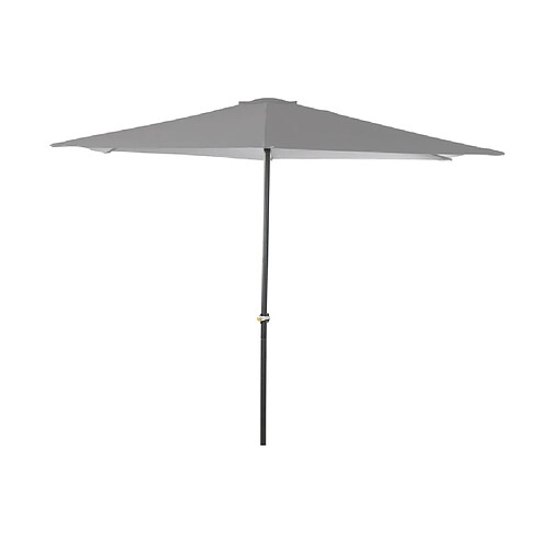 Parasol DKD Home Decor Gris Polyester Acier (270 x 270 x 250 cm)