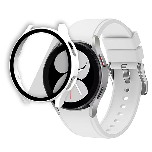 Coque en TPU caoutchoutée blanc pour Samsung Galaxy Watch4 40mm