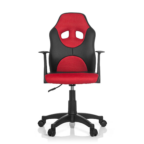 Chaise de bureau / Siège pivotant KID GAME AL noir rouge hjh OFFICE