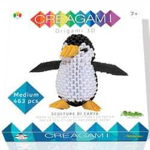 Dam Creagami pingouin origami 3D