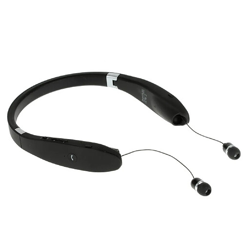 Ecouteur sans fil SX-991 bluetooth V4.1 style sport tour de cou intra-auriculaire - Noir