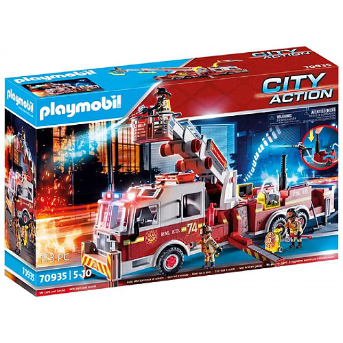 Playmobil® 70935 Camion de pompiers avec échelle