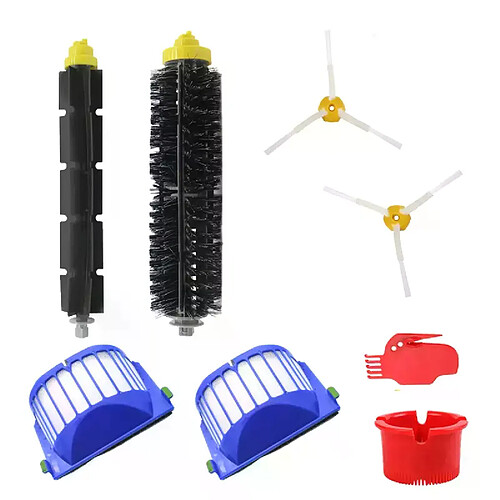 Kits de remplacement de brosses/filtres Hepa pour aspirateur iRobot Roomba série 600 610 620 630 650 660, accessoires de pièces détachées