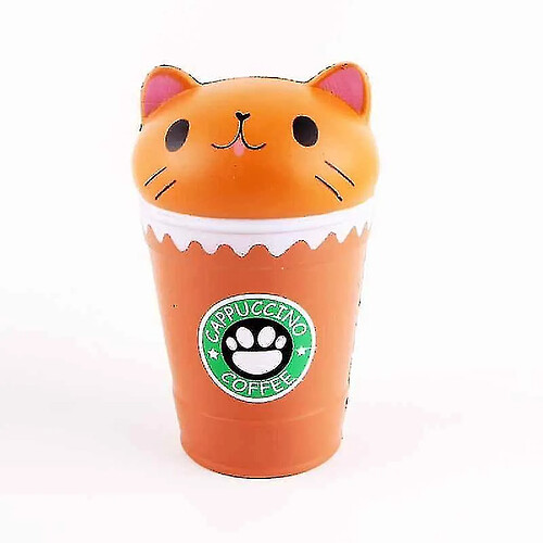 Universal Mignon Jumbo Squishy Cerf, gâteau, nourriture parfumé, chat et hamburger lent (13cm-100018786)