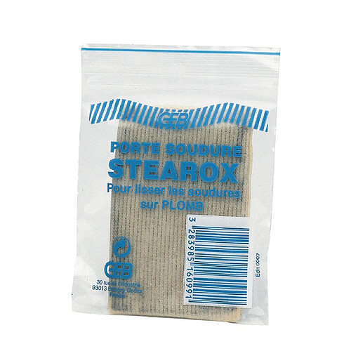 lisseur de soudure stearox - sous sachet individuel - geb