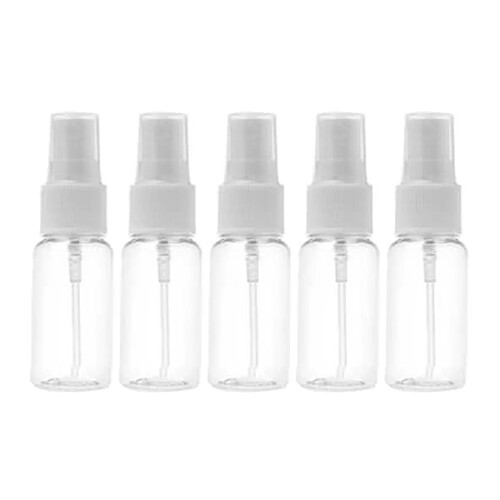 5x Atomiseur Vide Rechargeable Transparent Pulvérisateur à Brume Fine Rechargeable 10 Ml