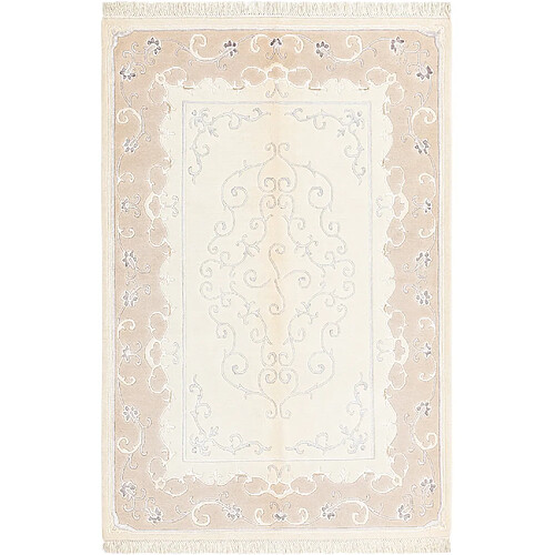 Vidal Tapis de laine 183x122 beige Darya