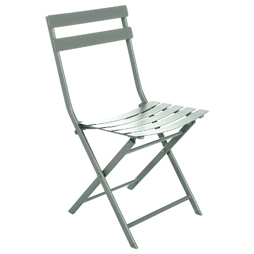 Hesperide Chaise de jardin pliable en métal Greensboro - Olive