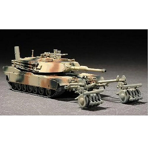 Trumpeter Maquette Char lourd US M1A1 Abrams mine roller 1991