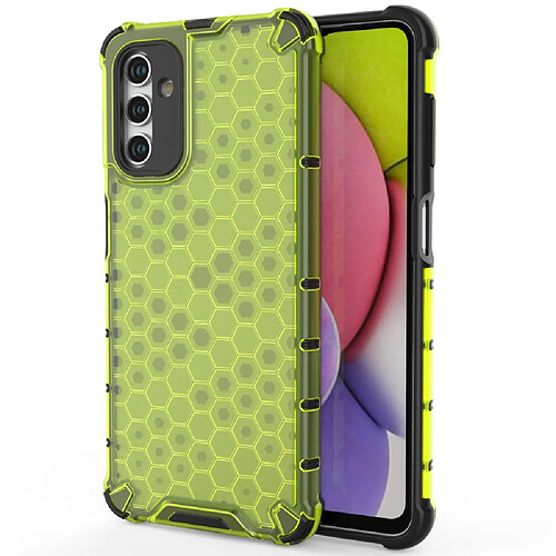 Coque en TPU anti-empreintes digitales, antichoc, texture nid d'abeille vert pour votre Samsung Galaxy A13 5G