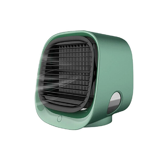 (Vert) Climatiseur de Bureau Portable Mini Ventilateur de Refroidissement à Air USB Trois Modes Capacité d'eau de 300 ml pour le Bureau à Domicile