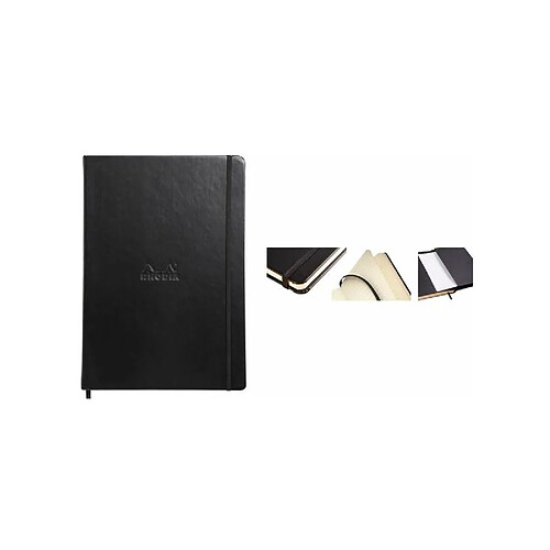 RHODIA Carnet de notes 'Webnotebook', A4, ligné, noir ()