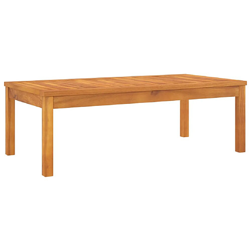 vidaXL Table basse 100x50x33 cm bois d'acacia massif