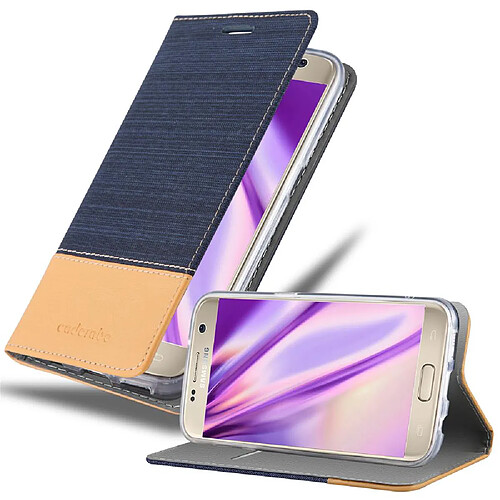 Cadorabo Coque Samsung Galaxy S7 Etui en Bleu