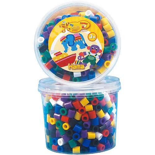 Pot de 600 perles Hama Maxi :