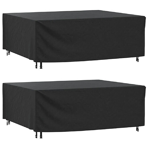 vidaXL Housses de salon de jardin 2 pcs 200x160x70 cm imperméable 420D