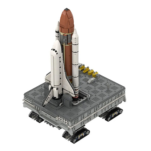 Universal Space Shuttle Rocket Transporter Lancement Plateforme Centre Blocs Modèles Bricolage Brick Brain Concours Jouets pour enfants Décoration de la maison | Bloc