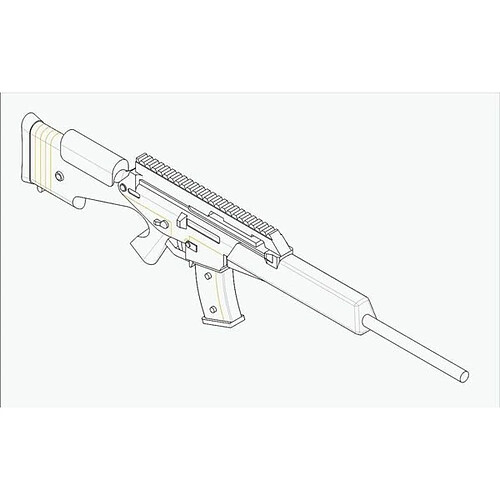 German Firearms Selection-SL8 2II(6guns) - 1:35e - Trumpeter