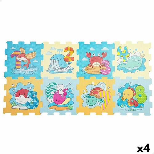 Color Baby Tapis de jeu Colorbaby Marin EVA 8 Pièces (4 Unités)