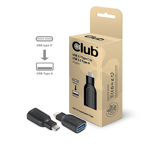 Club 3D CLUB3D USB 3.1 Type C to USB 3.0 Adapter