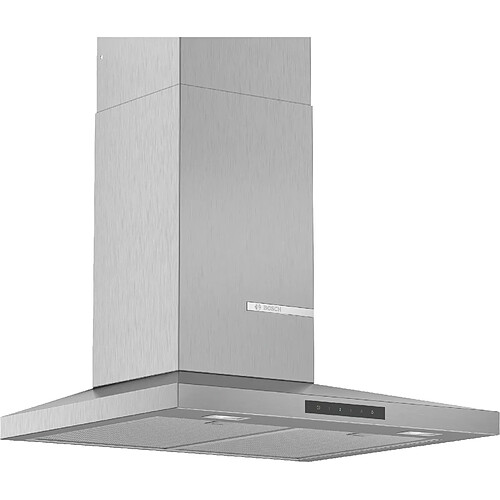 Hotte décorative murale 60cm 62db 610m3/h inox - dwq66dm50 - BOSCH