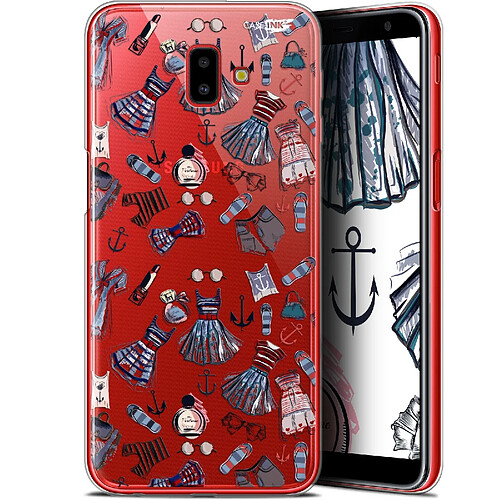 Caseink Coque arrière Samsung Galaxy J6 Plus J6+ (6.4 ) Gel HD [ Nouvelle Collection - Souple - Antichoc - Imprimé en France] Fashionista