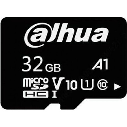 DAHUA 32GB ENTRY LEVEL VIDEO SURVEILLANCE MICROSD CARD READ SPEED UP TO 100 MB/S WRITE SPEED UP TO 30 MB/S SPEED CLASS C10 U1 V10 A1 (DHI-TF-L100-32GB)