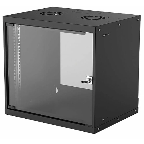 Disney Intellinet 714174 étagère 9U Rack monté sur le mur Noir