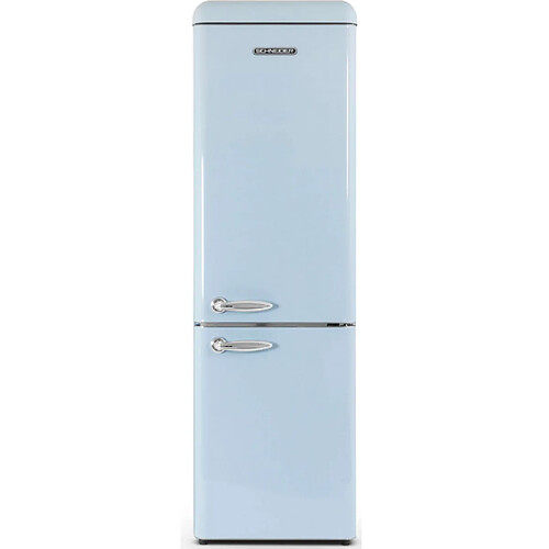 Réfrigérateur combiné 55cm 249l statique - sccb250vbl - SCHNEIDER