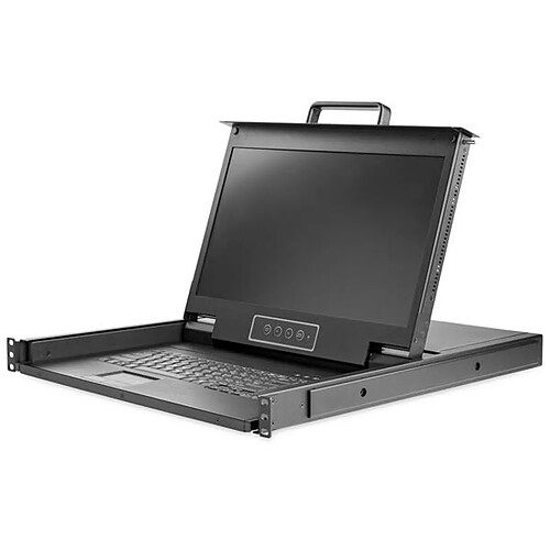 StarTech.com Console KVM 1U à un port pour rack de serveur - 17,3 pouces - HD 1080p