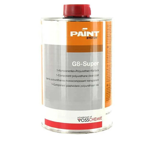 Vernis G8-Super polyuréthane transparent Vosschemie 1L