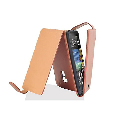 Cadorabo Coque HTC ONE MAX T6 Etui en Marron