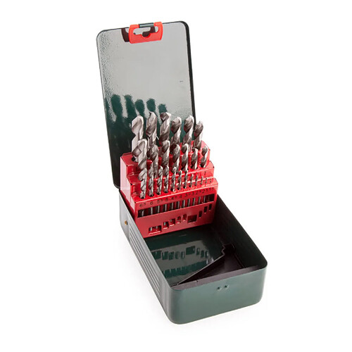 Coffret de forets HSS-G, 25 pièces - METABO 627154000