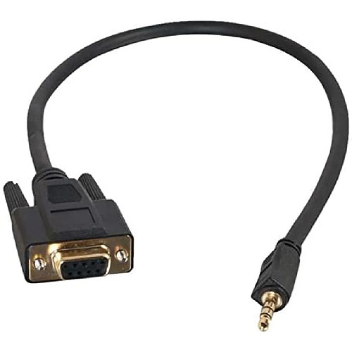 Cables To Go Velocity Câble adaptateur avec connecteur DB9 femelle vers jack 3,5 mm 0,5m