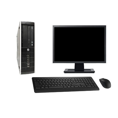 PC HP Compaq Pro 6300 SFF Ecran 22" i5-2400 RAM 8Go SSD 120Go Windows 10 Wifi · Occasion