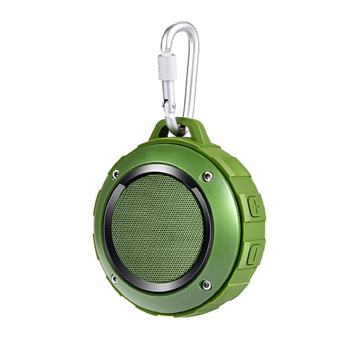 Chrono Haut-parleur Bluetooth portable, haut-parleur de douche étanche LENRUE IPX5 avec stéréo haute définition, 8 heures de temps de jeu, microphone intégré, ventouse, haut-parleur sans fil pour sports de plein air, randonnée, camping, plage, piscine(Vert)