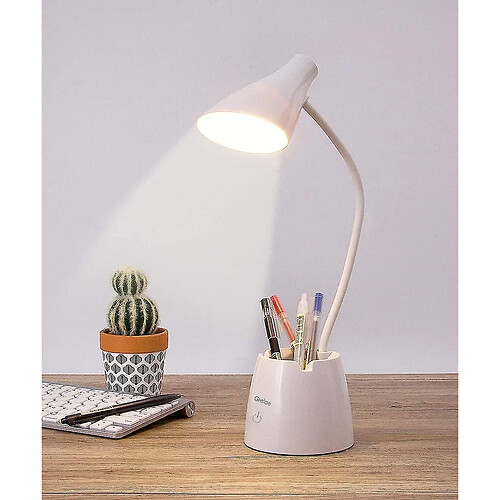 Universal Lampe de bureau dimmable avec protection oculaire, lampe de bureau LED avec 3 modes d'éclairage