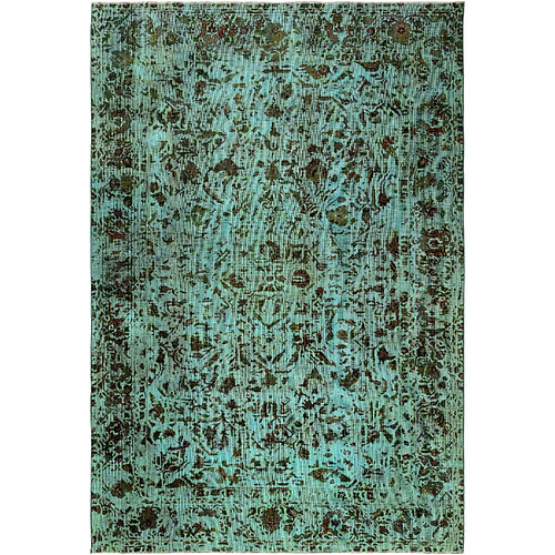 Vidal Tapis de laine 290x196 Bleu Vintage Royal