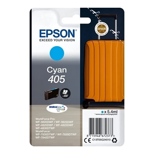 Epson 405 - Cartouche d'encre cyan Epson Valise C13T05G24010