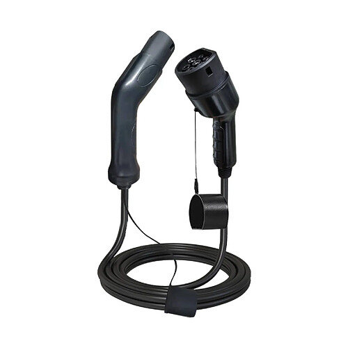 Câble de Charge EV Voiture Électronique 11KW 16A Type 2 Triphasé FERRASTAR-Noir avec Sac Cadeau