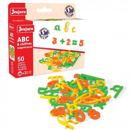 Jeujura Coffret 50 lettres cursives plastiques