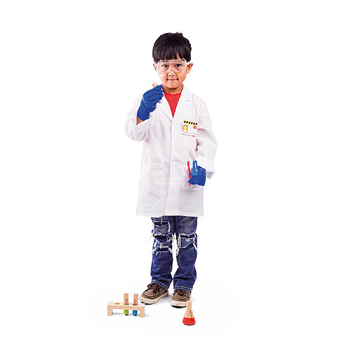 Bigjigs Toys Costume et accessoires de scientifique