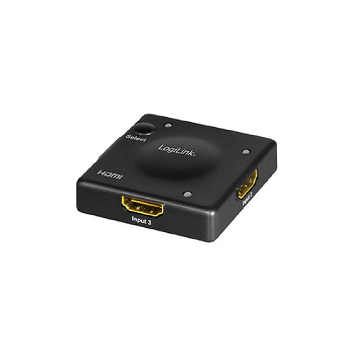 LogiLink Mini commutateur HDMI Full HD, 3 ports, noir ()