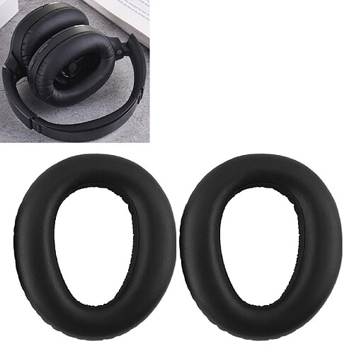 Wewoo Coussinets Mousse Étui de protection pour casque en éponge avec une paire Sony MDR-1000X WH-1000XM2 Noir