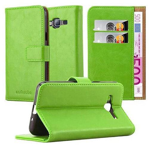 Cadorabo Coque Samsung Galaxy J3 2016 Etui en Vert