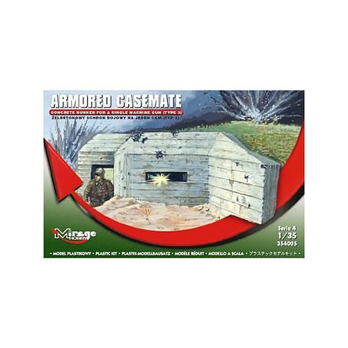 Mirage Hobby Casemate - Bunker - Décor Modélisme