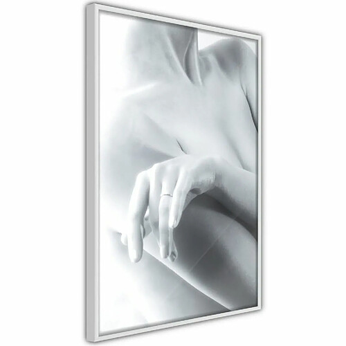 Paris Prix Affiche Murale Encadrée Natural Sensuality 30 x 45 cm Blanc