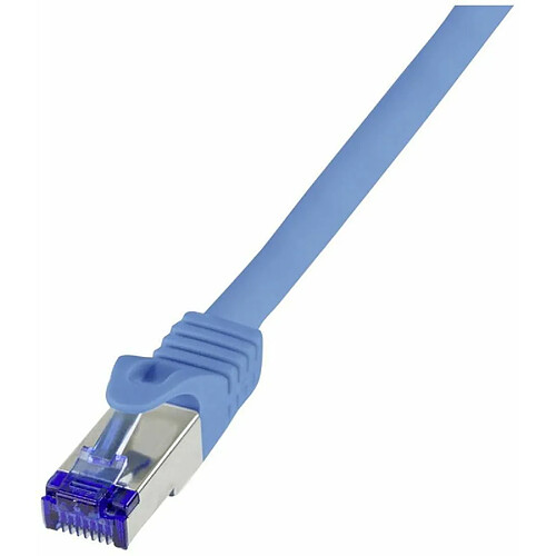 LogiLink C6A096S RJ45 CAT 6a S/FTP 10 m bleu 1 pc(s)